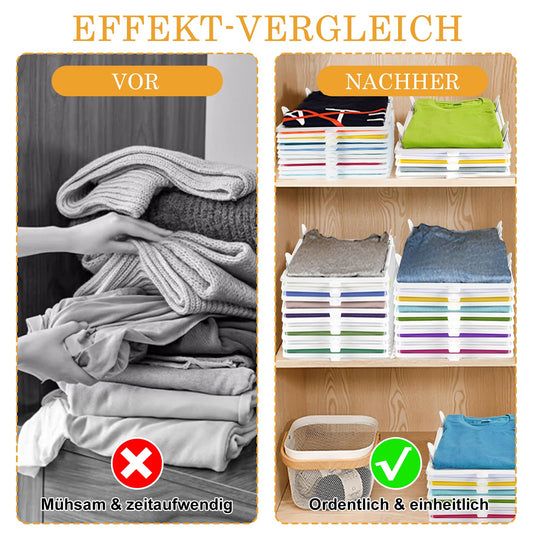 BoxLegend T-Shirt Organizer Stackable, Closet Organizer, Adult and Kids Wardrobe Organizer Stackable for T Shirt Shirts, 20 Pieces