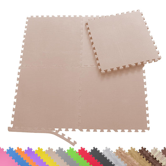Sporttrend 24® 16 protective mats + 32 edge pieces set choice of color 60x60x1cm | 5.76sqm | floor protection mat underlay puzzle mat for fitness equipment sports equipment training equipment