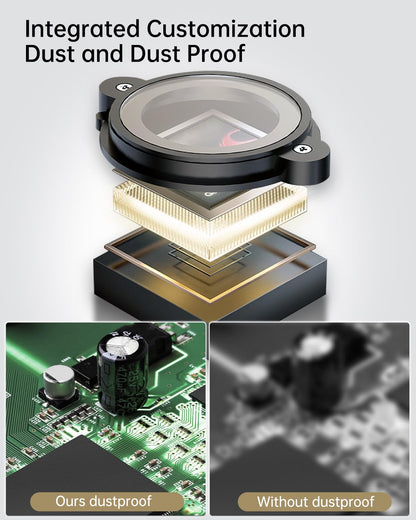 USB microscope for mobile phones, 1080P HD microscope for iPhone Android, 10 to 200X digital microscope with 8 LED mobile microscope compatible with iOS, Android, tablet.