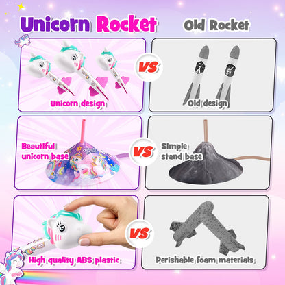 DejaNard toys for girls aged 3-9 years old. Rocket toys for kids ages 3-8, unicorn gifts for girls, outdoor toys, and Easter gifts.