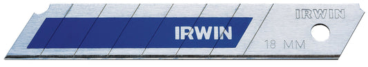 IRWIN Metal Breakaway Blade for Utility Knife - Bi-Metal Breakaway Blade 18 mm, 50 pieces, Splinter-free, 10507104