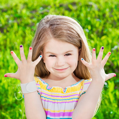 TOYANDONA 100pcs Slap Bracelets Painting for Girls Creative White Party Bracelets for Birthday Parties and Craft Activities