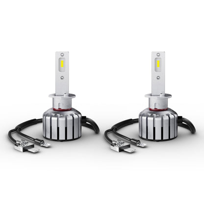 Osram NIGHT BREAKER H1-LED; up to 40% less glare; first road-approved H1 LED retrofit lamp.