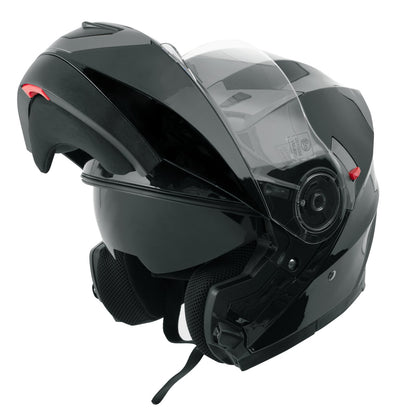 Helmet Flip-up helmet Inner sun visor Motorcycle helmet Modular Black S