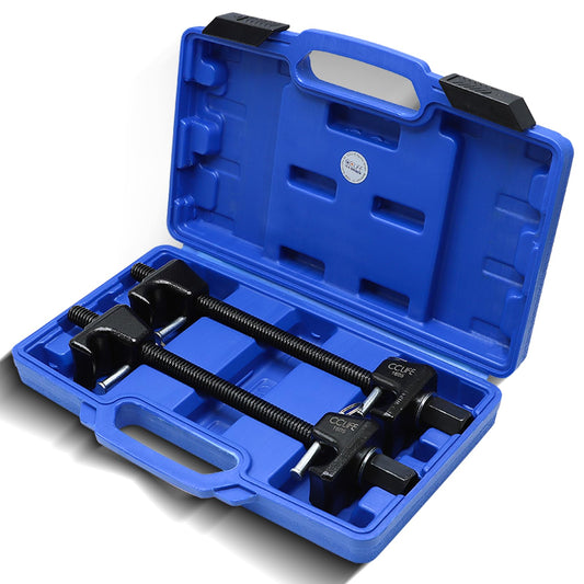 CCLIFE coil spring compressor 320mm, 2-piece professional car spring compressor tool for shock absorbers.