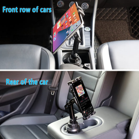 Oilcan car mount tablet cup holder, drink holder car iPad holder [Stable & Durable], car cup holder for iPad Pro Air Mini, Galaxy, Lenovo, Huawei, iPhone, etc. (4-12.9 inches)