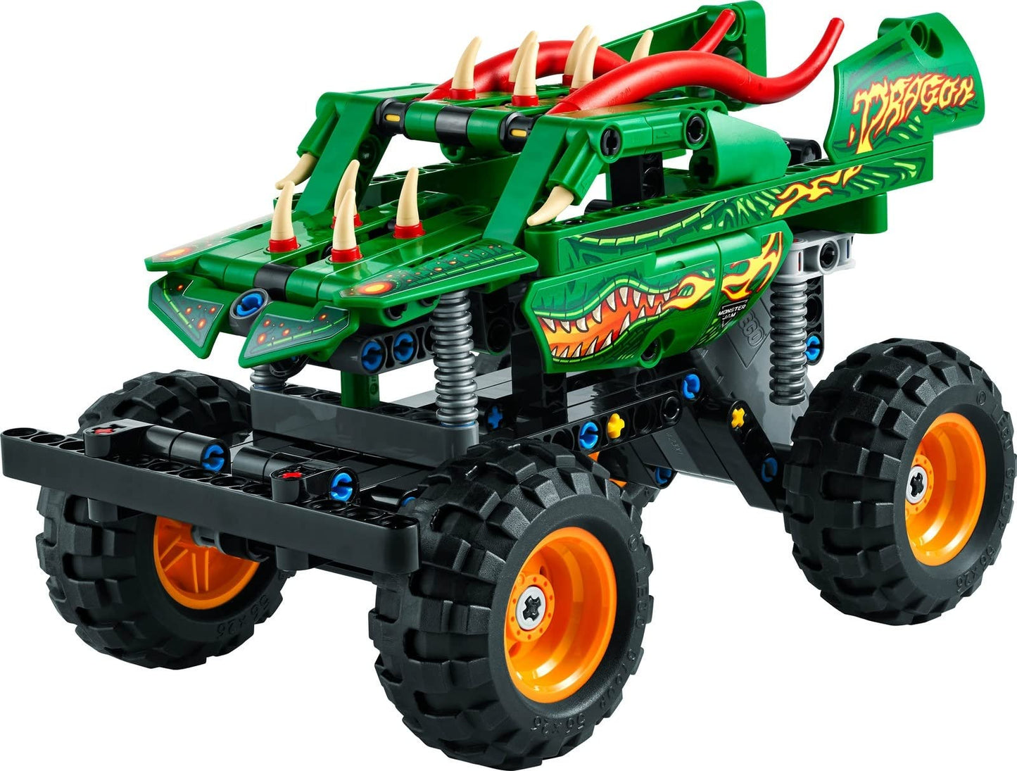 Lego Technic 4-set: 42118 Monster Jam Grave Digger, 42149 Monster Jam Dragon, 42150 Monster Jam Monster Mutt Dalmatian & 30710 Compact Loader