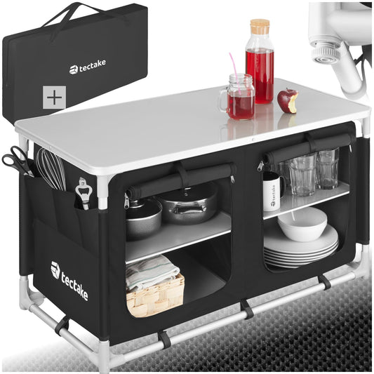 tectake 800747 Outdoor Camping Kitchen - Various models available - (Type 4 | No. 403347)