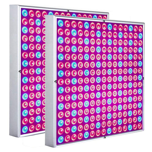 Lospitch 2X LED Grow Light 15W, Full Spectrum Plant Lamp, 225 Red&Blue LEDs Plant Light for Hydroponic, Indoor Seeding Veg Flower, Grow Tent and Greenhouse.