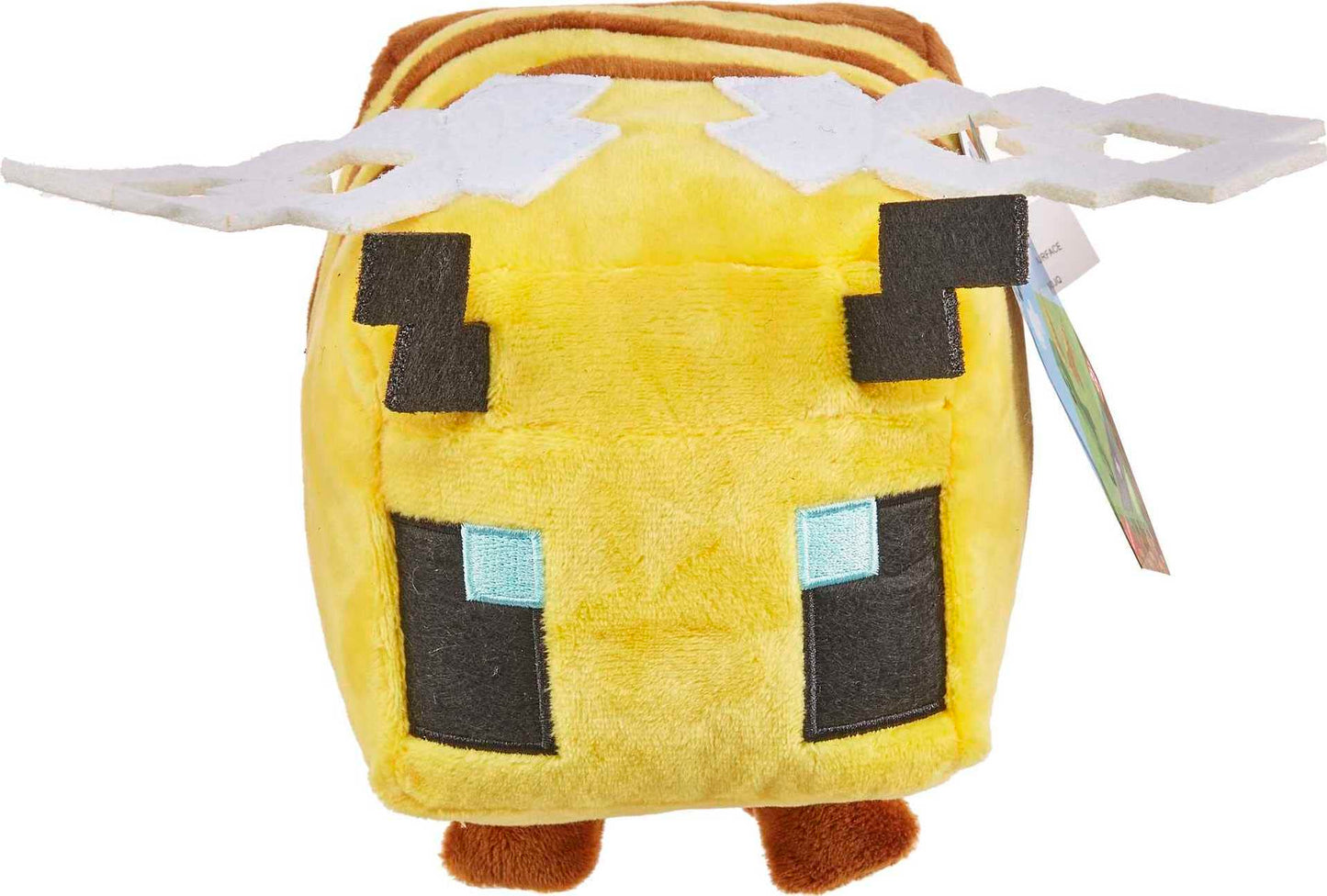 Mattel Minecraft plush figure, approximately 8 inches, soft, collectible gift for fans ages 3 and up HBN41, Yellow