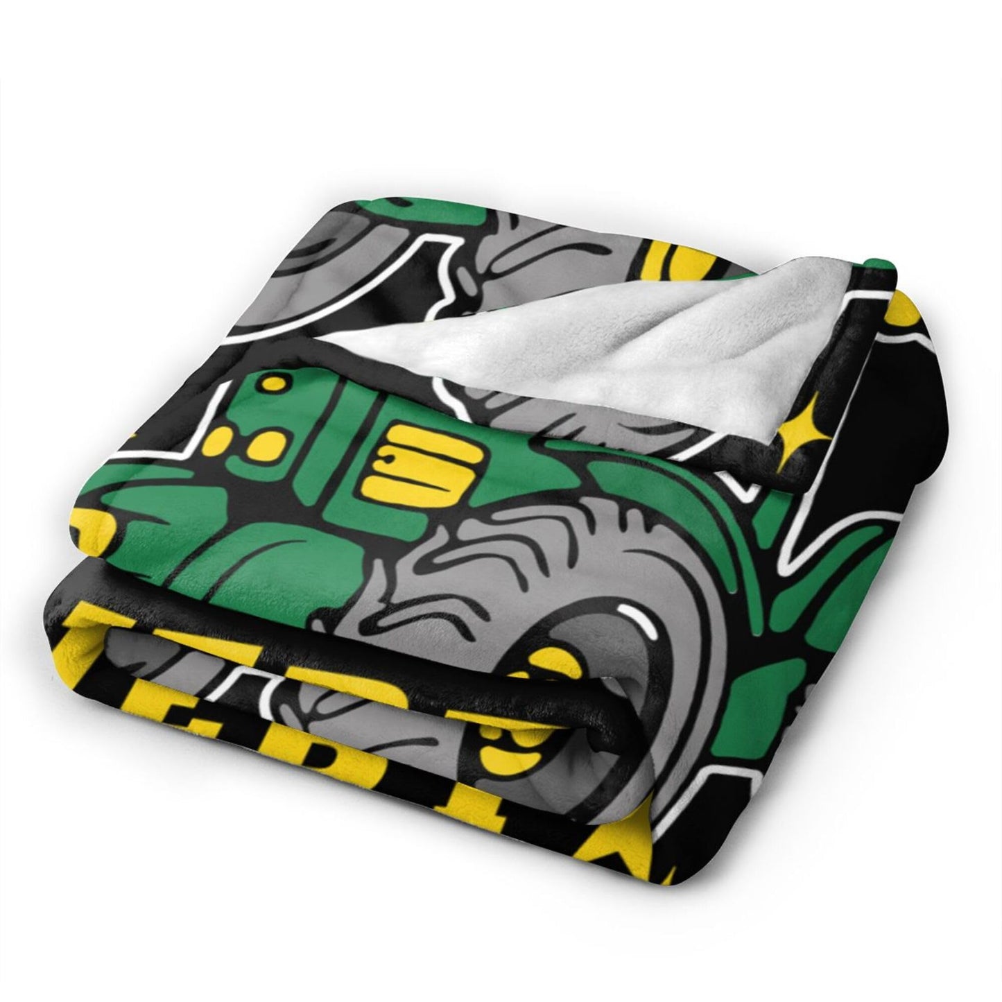 REsPRO Toddler blankets for boys with tractor pattern, silk and soft throw blanket for napping at school or bed, tractor gifts for boys' birthday Christmas (130x150 cm)