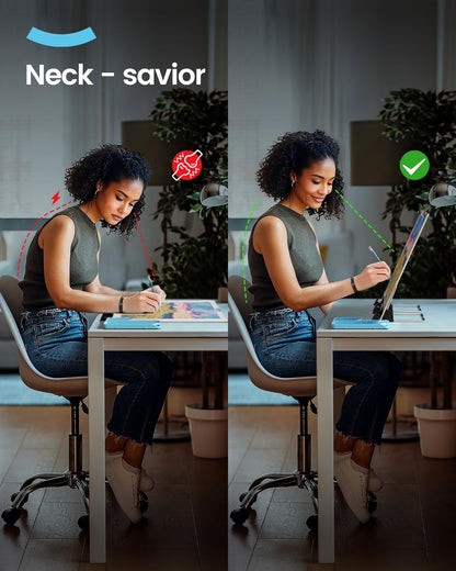 ARTDOT light table A3 as 5D diamond painting accessory, adjustable brightness diamond painting light pad with stand for adults.