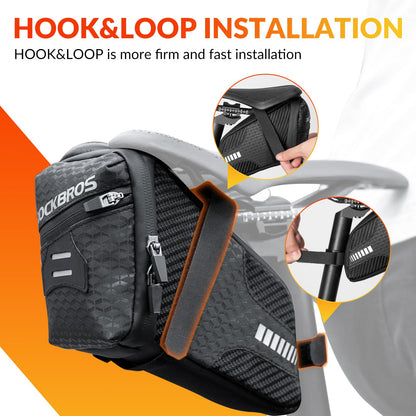 ROCKBROS bike seat bag for MTB road bike folding bike approx. 1.5L