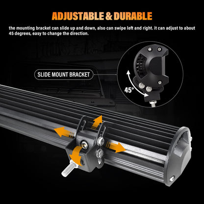 SKYWORLD 36 inch 234W Led work light bar, Led bar off-road auxiliary spotlight 12V 24V car LED work light bar waterproof for SUV UTV ATV vehicle tractor truck 4x4 lightbar