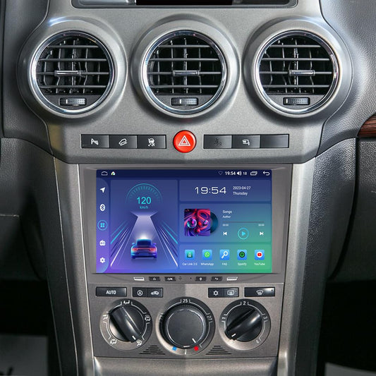 JUNHUA 8" Android 13 2GB+32GB Car Stereo for Opel Corsa c d h Vectra Astra Zafira Meriva Vivaro Twintop Signum Radio Wireless Carplay Android Auto GPS Nav Bluetooth WiFi (Gray)
