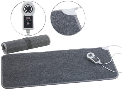 infactory Bathroom Heated Rug: Heatable floor mat, fleece fabric, 105x55cm, 60 °C, 155 W (Floor mat, heated rug for camper, mattress topper)
