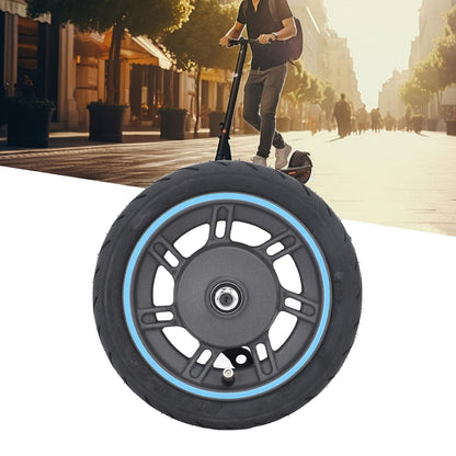 BuyWeek Electric Scooter Front Wheel for MAX G30D, Explosion-proof Front Wheel Tire Non-slip Electric Scooter Front Wheel Vacuum Tire Replacement.