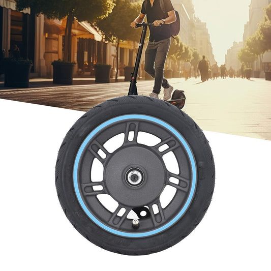 BuyWeek Electric Scooter Front Wheel for MAX G30D, Explosion-proof Front Wheel Tire Non-slip Electric Scooter Front Wheel Vacuum Tire Replacement.