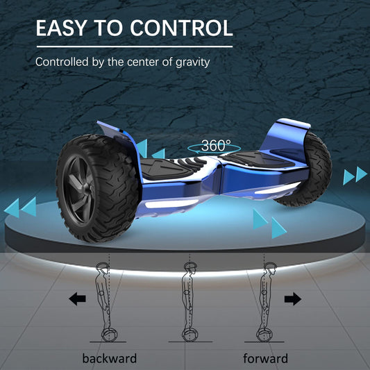 RCB Hoverboards SUV with Seat Hoverboards Off-Road, App-enabled Bluetooth Hoverboards, 8.5'' Hummer + Hoverkart Go Kart for Self Balancing hoverboards, Gift for Kids