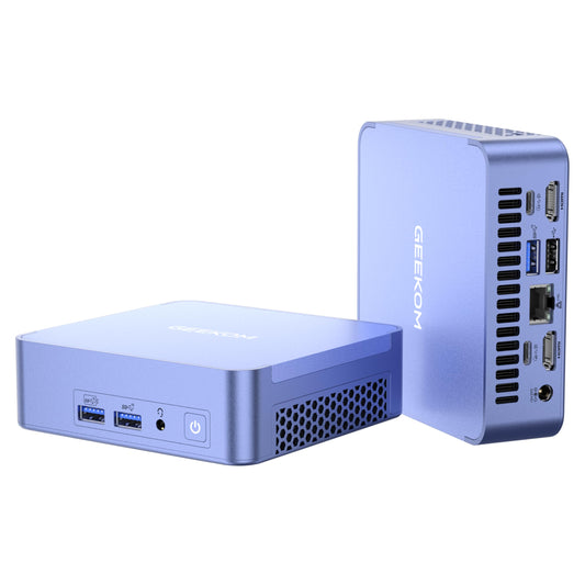 GEEKOM AI Mini PC AX8 Pro, AMD Ryzen R9-8945HS (8C/16T, up to 5.2GHz) Mini Desktop Computer 32GB DDR5 5600Mhz RAM & 2TB PCIe Gen 4 SSD, Mini PC with Windows 11 Pro, AMD Radeon 780M/WiFi 6E/BT5.2/2.5G LAN.