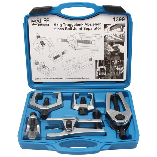 CCLIFE 5-piece set tie rod end ball joint puller, ball joint remover tool.