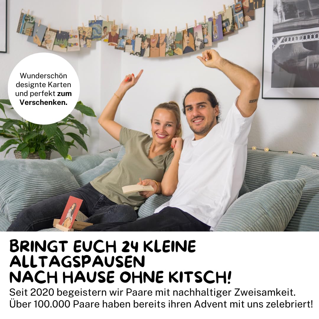 Your togetherness | Advent calendar for couples | to enjoy together | for men and women | A small shared experience every day for 2