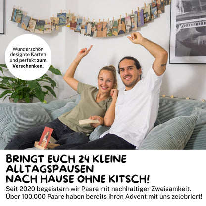 Your togetherness | Advent calendar for couples | to enjoy together | for men and women | A small shared experience every day for 2