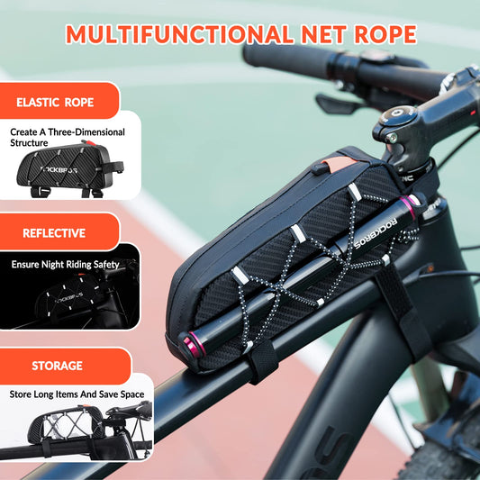 ROCKBROS frame bag bicycle bag for bike frame top tube bag approx.1L 22 * 10 * 5.5cm