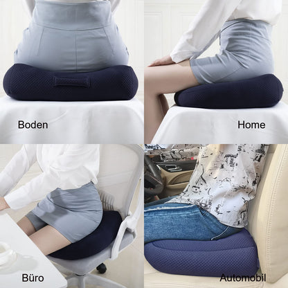 WYJHNL Ergonomic/Orthopedic Seat Cushion for Office Chair/Car, Seat Pad/Seat Pads/Seat Riser Adult Seat Riser for Buttocks, back pain, floor, chair 40x40cm Blue