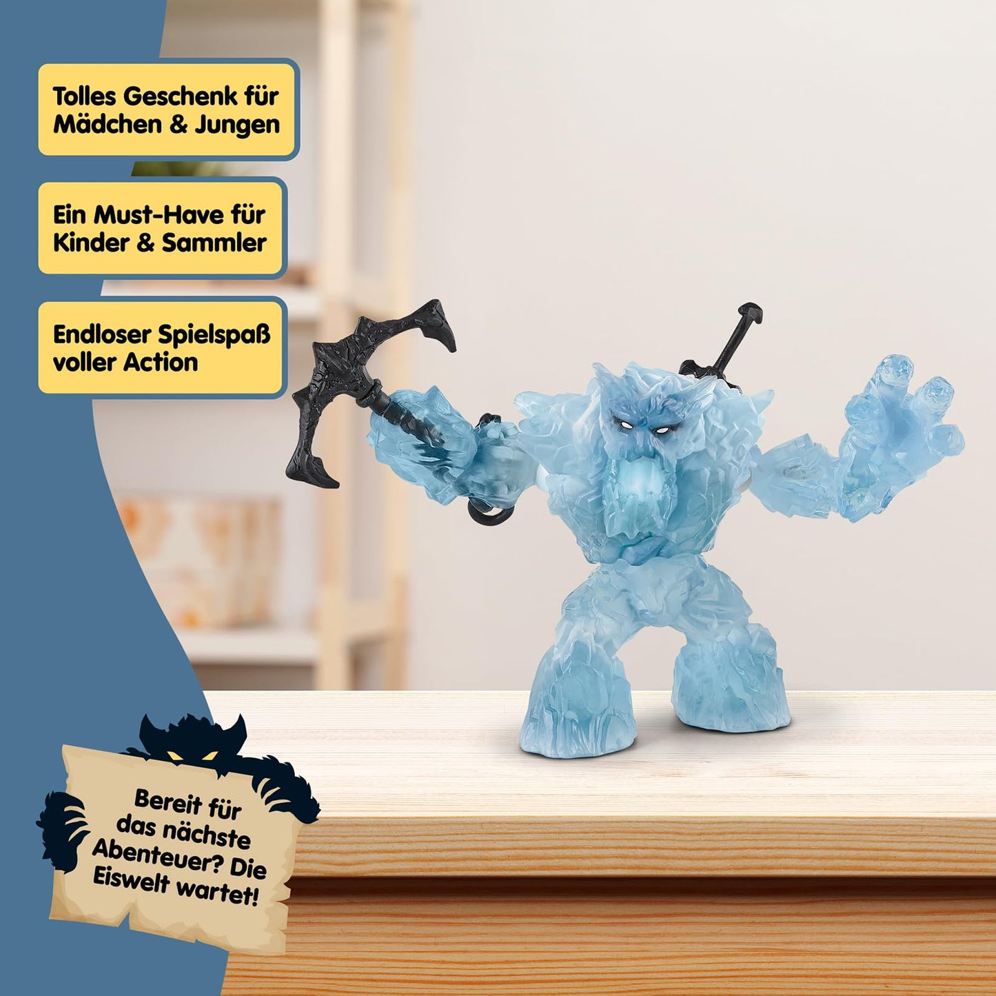 SCHLEICH ELDRADOR Creatures | Ice Giant 70146 | detailed monster figure with movable arms and jaw | great gift for girls and boys | toy for ages 7+ | 24 x 9 x 14 cm