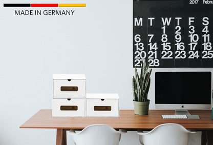 BigDean 30x Shoe Storage WHITE with window Storage Box Stackable Storage Box Shoe Box Shoe Box All-purpose box Drawer cardboard made of kraft paper