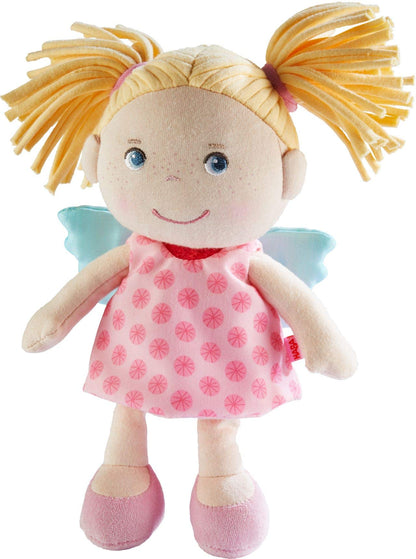 HABA Guardian Angel Finja - Cuddly Fabric Doll (20 cm), perfect welcome gift for babies & toddlers - Machine washable at 30 °C - 1304103001