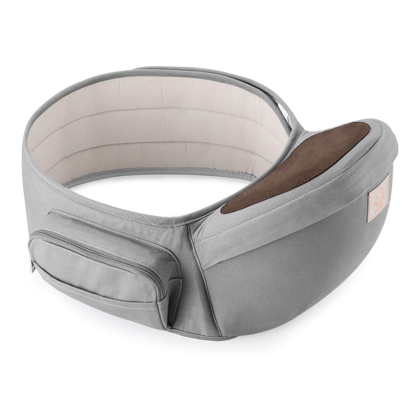 GAGAKU Baby Hip Seat Lightweight Waist Stool 4 Carrying Positions for Children 0-36 Months Infant - Gray