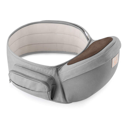 GAGAKU Baby Hip Seat Lightweight Waist Stool 4 Carrying Positions for Children 0-36 Months Infant - Gray
