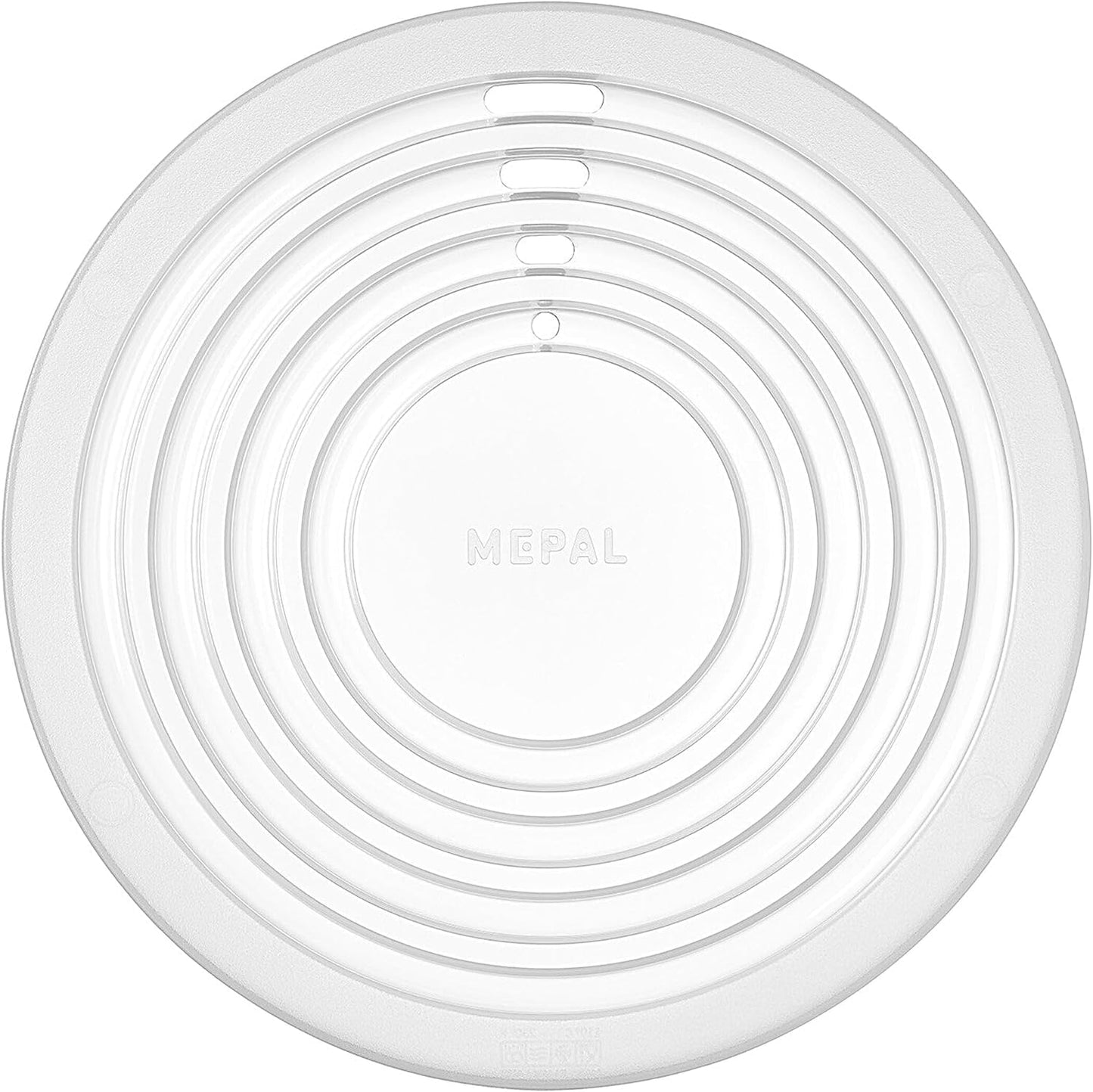 Mepal - Bento bowl starter set with microwave lid, multipurpose tray with 3 compartments, round Cirqula - airtight storage container - meal prep boxes & food storage containers - Vivid blue