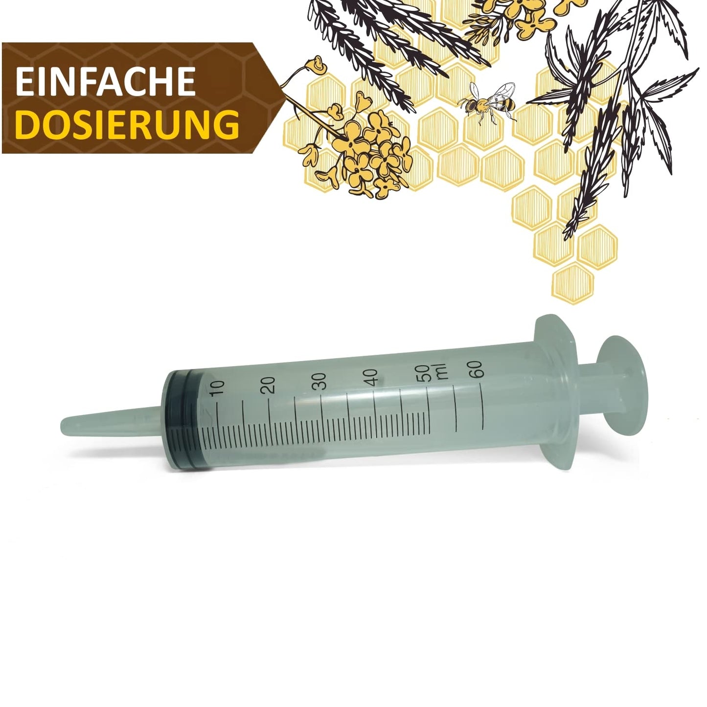 APIFORMES Set: Formic acid 60 for bees 1 l from Serumwerk Bernburg Dosage syringe - Varroa treatment - Beekeeping supplies - Apiary supplies - Animal supplies