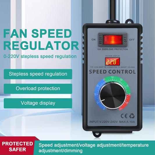 Ailao Speed Controller 230v Speed Controller Motor for Angle Grinders/Blowers/Hand Drills/Circular Saws Voltage Regulator AC 220v Peak Power 4000w.
