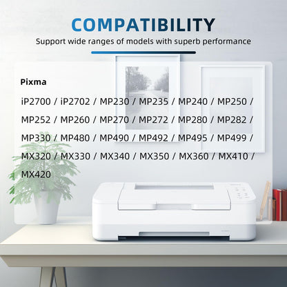 Neiber 510 XL Black Printer Ink Cartridges, PG-510 Black Compatible for Canon 510 Printer Ink Cartridges, PG-510XL Compatible for Canon Pixma MP495 MP280 MP270 MX360 iP2700 MP250 MP230 MP490 MP240