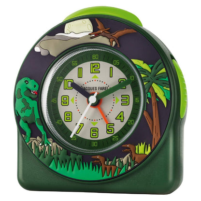 JACQUES FAREL ACW44 Dinosaur T-Rex Watch Boy Alarm Clock Analog Light Alarm
