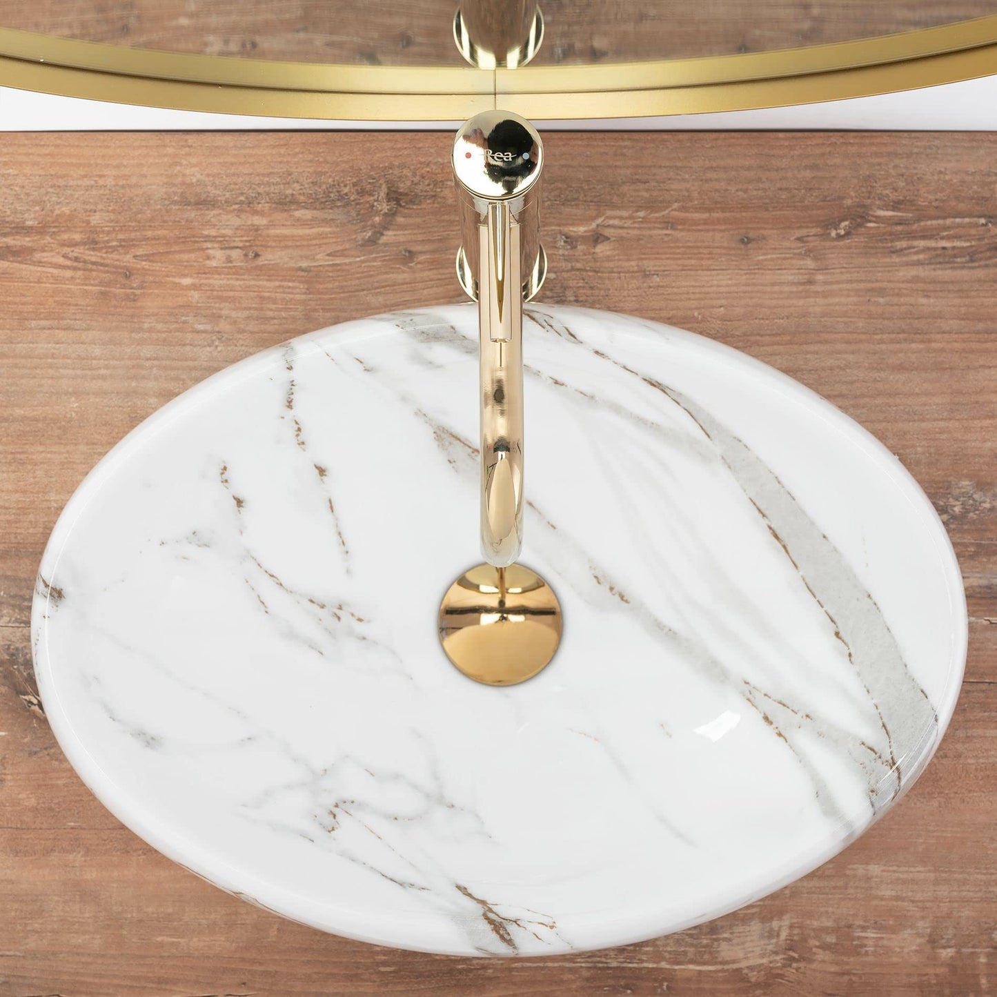Rea wash basin washbasin countertop ceramic hand wash basin washbowl oval ivory stone marble 33x48 bathroom