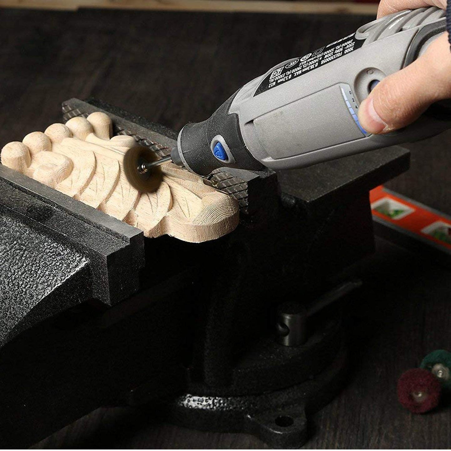 80 pieces 25mm grinding wheel polishing wheel for Dremel - metal grinding attachment with 3mm shank rotary tool