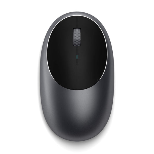 SATECHI M1 Wireless Bluetooth Mouse - USB-C rechargeable, compact & portable, for Mac/Windows, compatible with MacBook M4/M3/M2, Pro, Air, iMac, iPad Pro, iPhone 16/15/14 & more - Space Gray