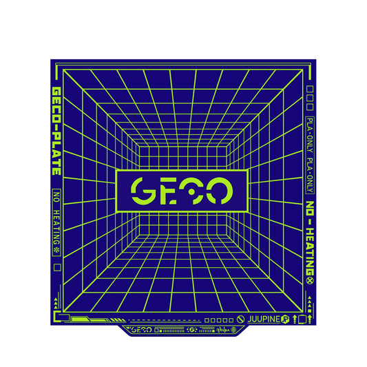 JUUPINE 235 x 235mm Print Bed Textured PEI PLA plate Platform GECO plate for Flashforge AD5M/AD5M Pro/AD5X/Elegoo Neptune 4 Pro/Ender 3 Pro Series 3D Printer HeatBed