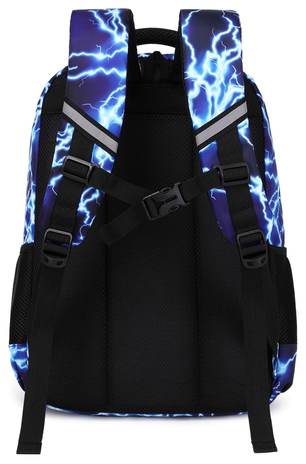 Boy's school bag, teenage school backpack, youth backpack, school daypack for kids. Large waterproof school bag in blue color.