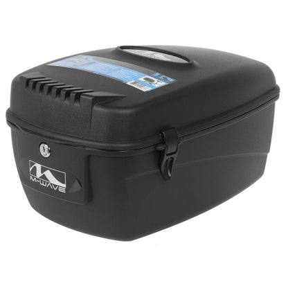 M-Wave Lockable Waterproof Bicycle Rack Box, Amsterdam Box L, Black