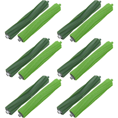 Loveco 2 set rubber brush compatible for iRobot Roomba E series E5 E6 i series i7 i7+ i7 Plus i3 i3+ robotics