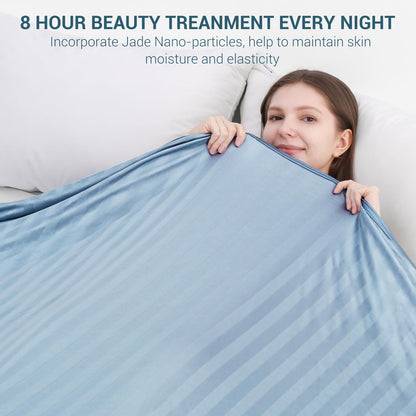 Elegear Cooling Blanket Summer Blanket - Japanese Arc-Chill 3.0 cooling fibers Q-Max>0.5 double-sided Self-cooling Blanket for Better Sleep Hypoallergenic and Breathable Soft Throw Blanket 150 x 200 cm