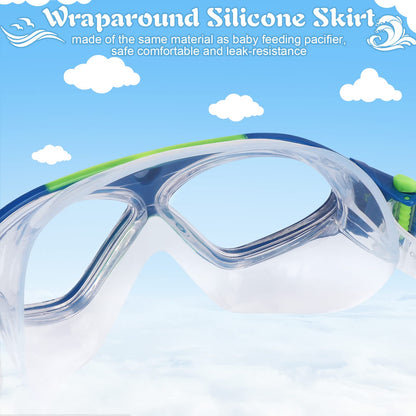 Winline swim goggles for adults and kids with anti-fog, leak-proof design for clear vision and UV protection. Professional swim goggles for men, women, boys, and girls.