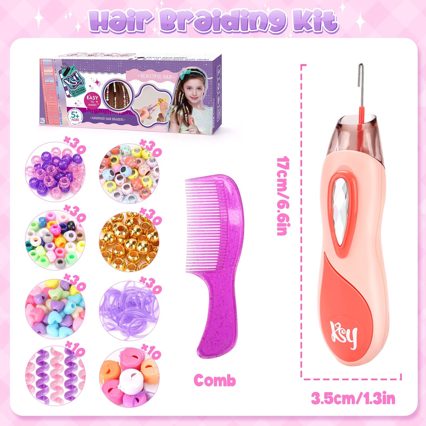 Flnlano Gift for Girls 5 6 7 8 9 10 Years: Hair Accessories Girls Toy Kids