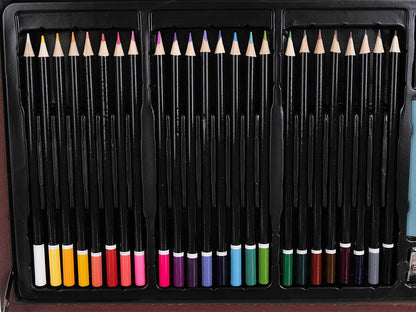 ISO TRADE 142-piece paint set in a case for artists painters creative art 15611